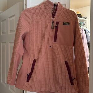Medium LL Bean half zip fleece.